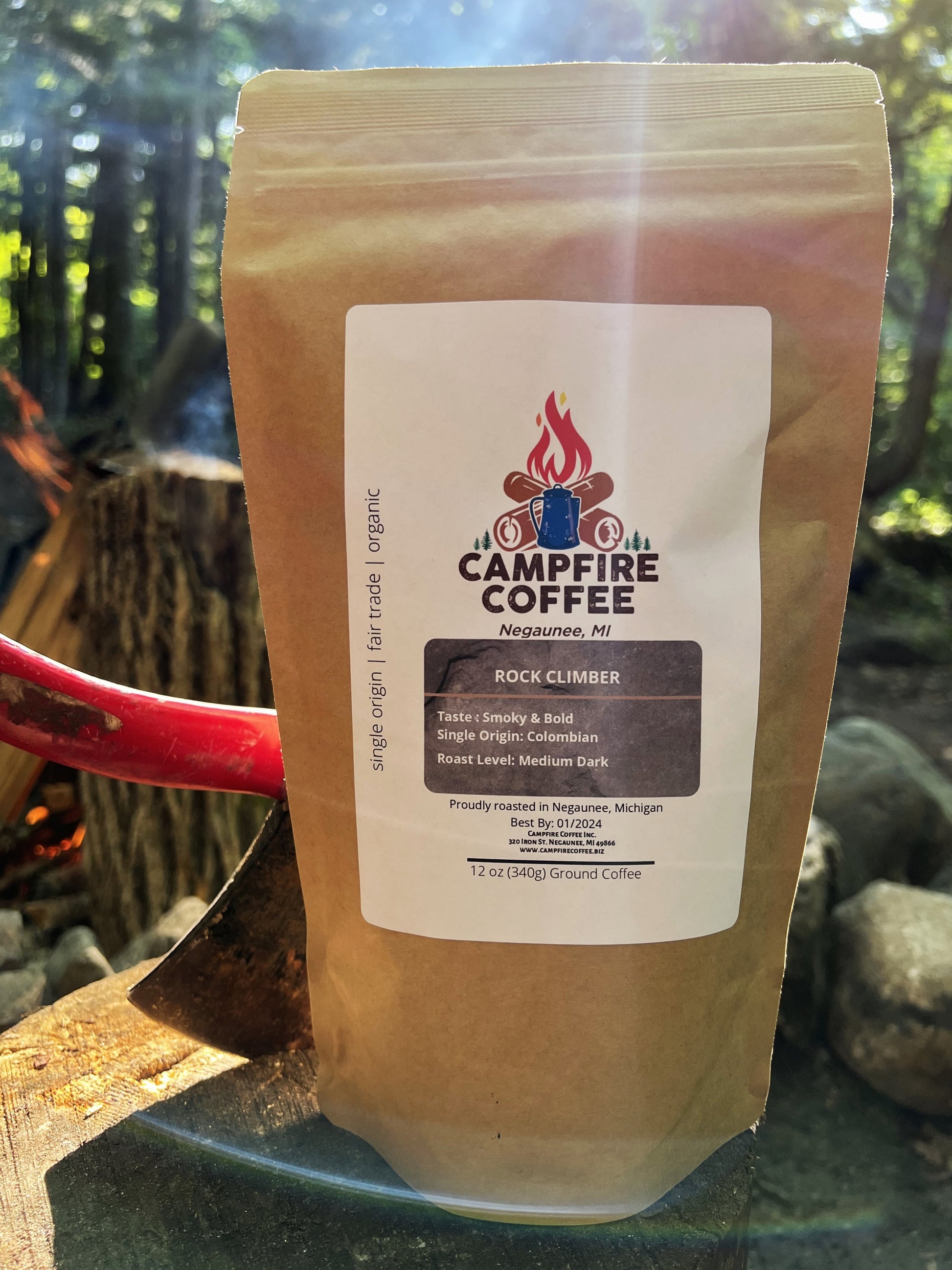 Rock Climber Roast 12 oz – Campfire Coffee